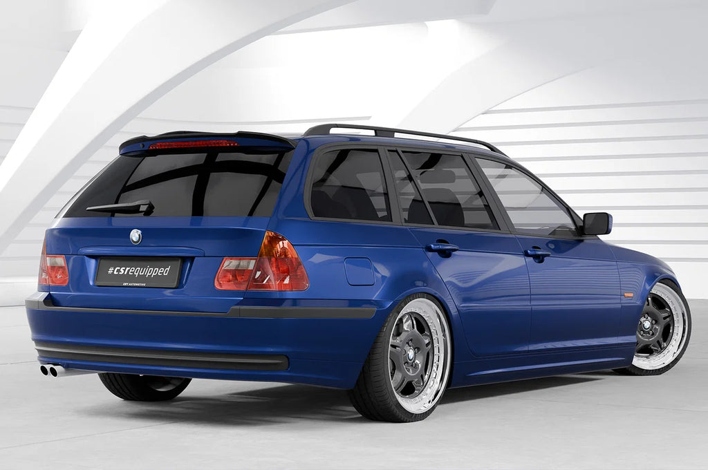 Montagebeispiel am BMW E46 Touring – Fahrzeug und weitere Anbauteile nicht enthalten