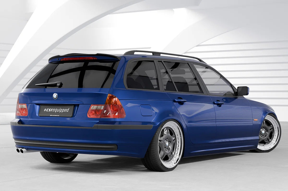 Montagebeispiel am BMW E46 Touring – Fahrzeug und weitere Anbauteile nicht enthalten