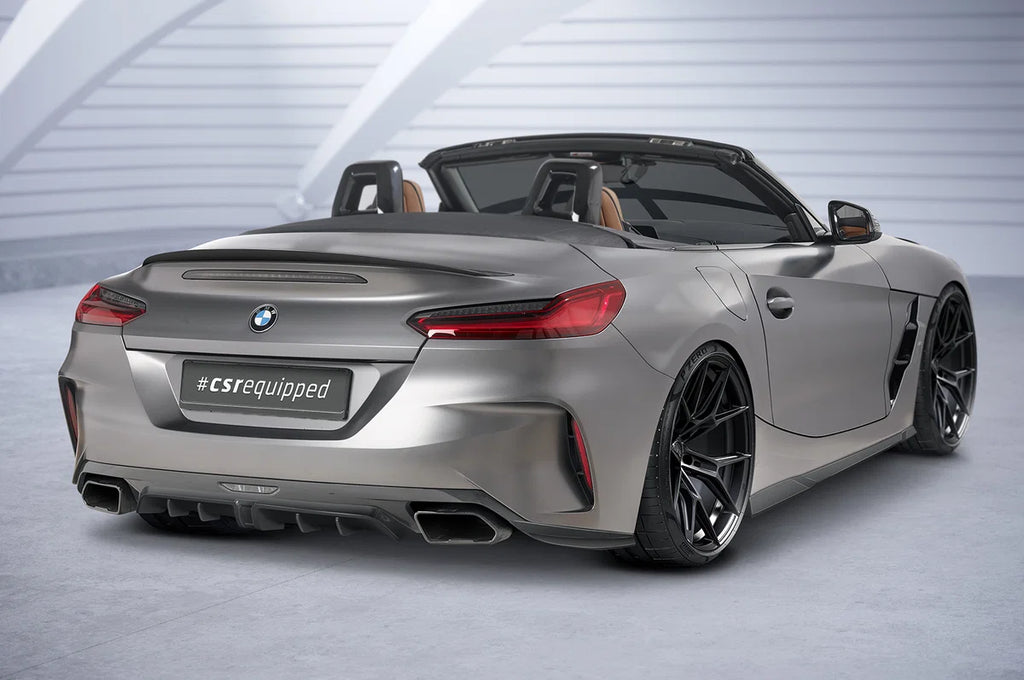 Montagebeispiel am BMW Z4 G29 – Fahrzeug und weitere Anbauteile nicht enthalten