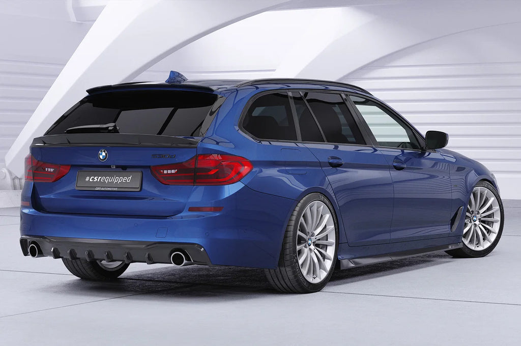 Montagebeispiel am BMW G31 – Heckansicht, Fahrzeug nicht enthalten