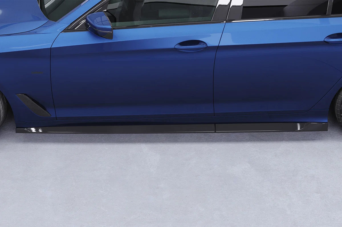 Montagebeispiel der Seitenschweller – Seitenansicht am BMW G31