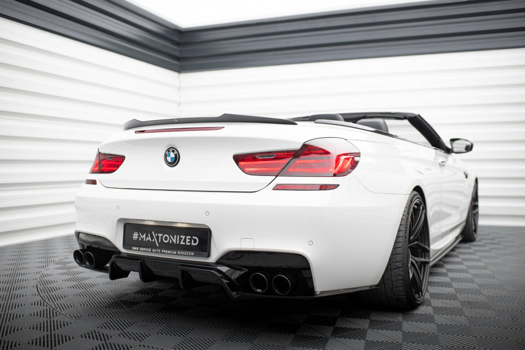 Maxton Heckspoiler BMW M6 / 6er M-Paket Cabriolet F12 – Schwarz Hochglanz – B-Ware