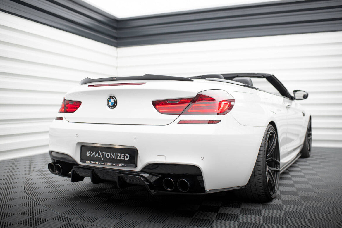Maxton Heckspoiler BMW M6 / 6er M-Paket Cabriolet F12 – Schwarz Hochglanz – B-Ware
