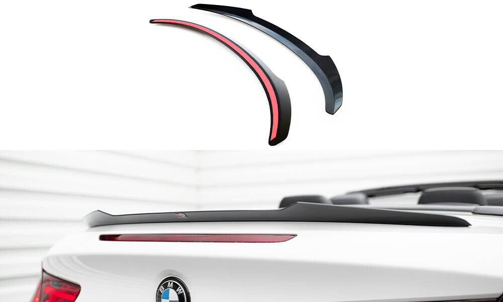 Maxton Heckspoiler BMW M6 / 6er M-Paket Cabriolet F12 – Schwarz Hochglanz – B-Ware