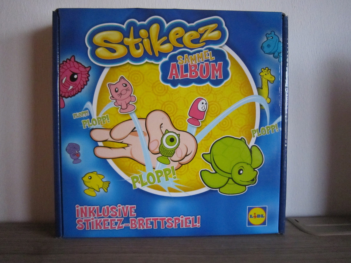 Lidl Stikeez Sammelalbum inklusive Brettspiel, Vorderseite