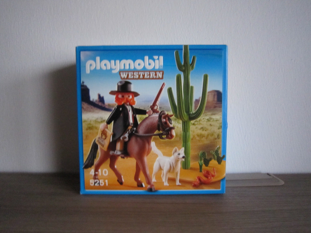 PLAYMOBIL 5251 Marschall mit Pferd und Hund – Vorderseite der Originalverpackung