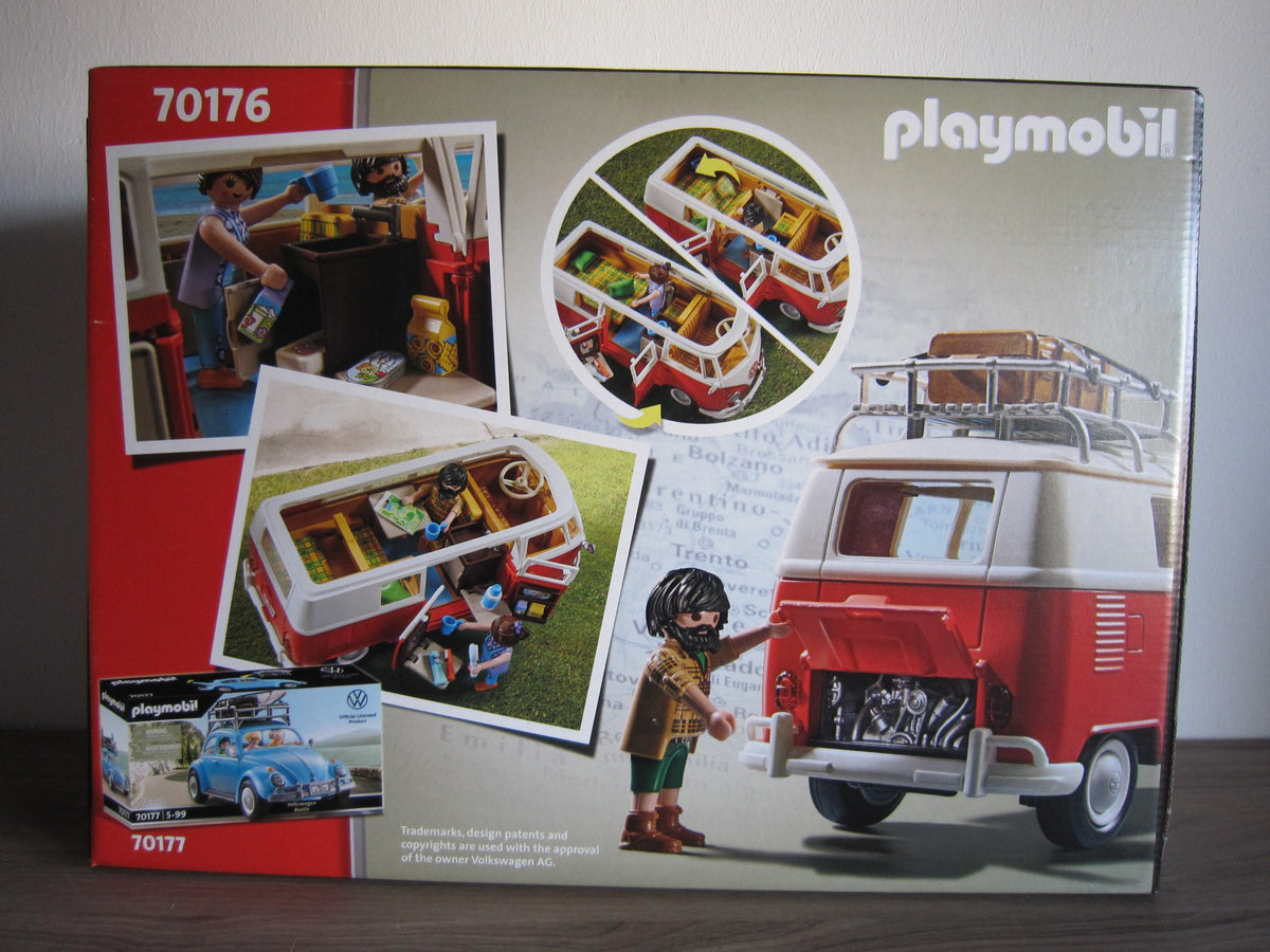 PLAYMOBIL 70176 Volkswagen T1 Campingbus – Originalverpackung Rückseite