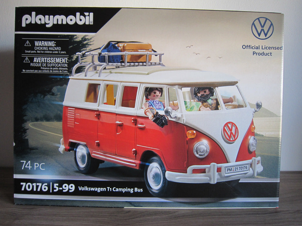 PLAYMOBIL 70176 Volkswagen T1 Campingbus – Originalverpackung Vorderseite