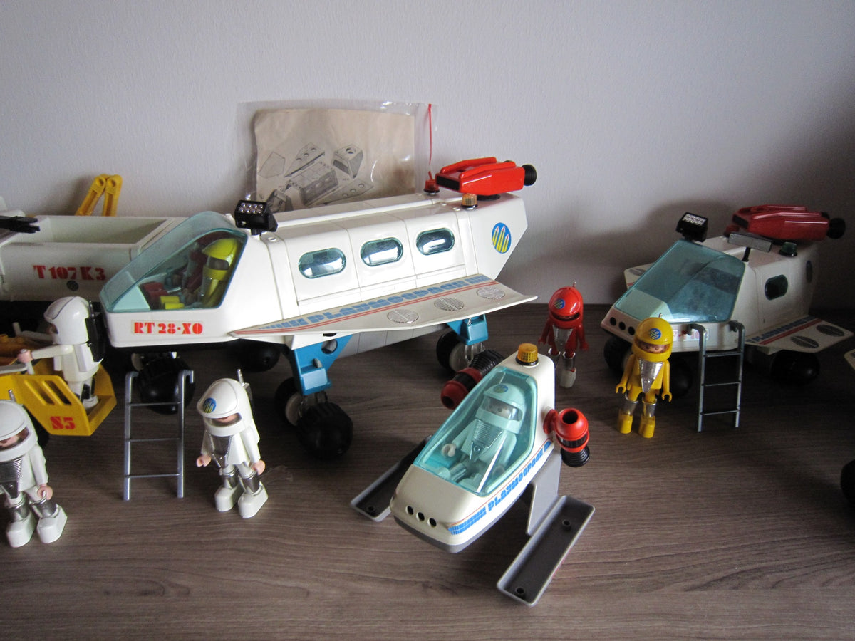 PLAYMOBIL Playmo Space Konvolut – Große Raumfähre, kleine Raumfähre und Gleiter
