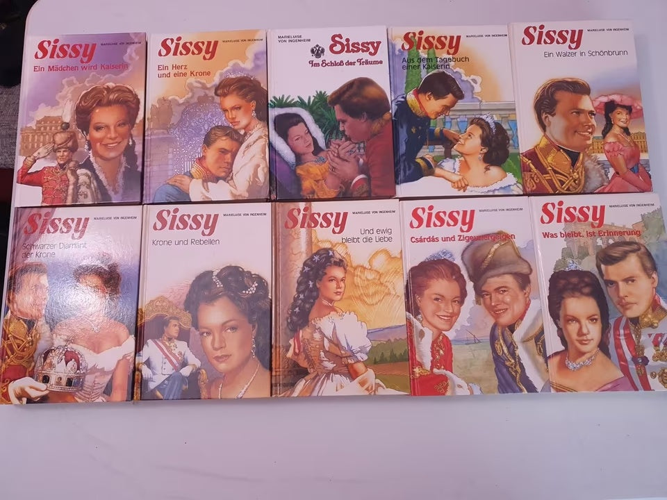 Sammlung aus zehn Sissy-Hardcover-Büchern von Marieluise von Ingenheim mit allen angebotenen Titeln