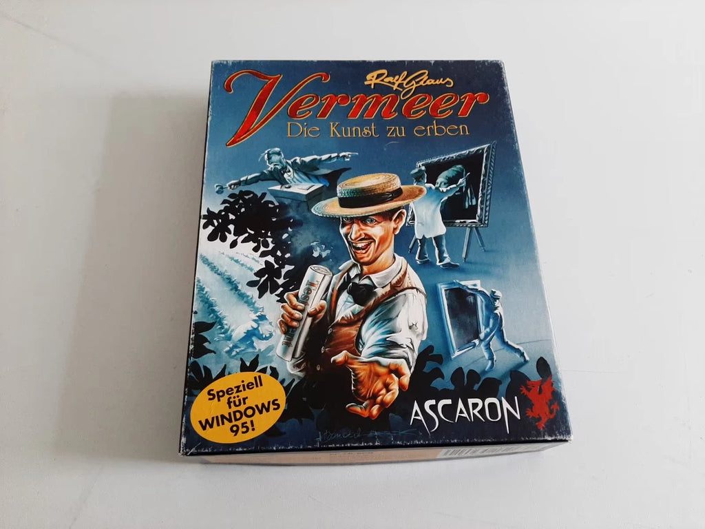 Vermeer – Die Kunst zu erben, Ascaron – Vorderseite der Original-Big-Box für Windows 95